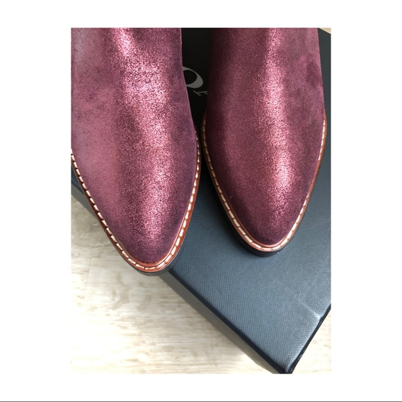Coach shimmery Chelsea ankle boots NWT, 8 - Picture 2 of 9